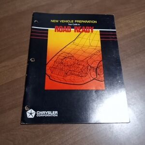 Chrysler Corporation Road Ready Guide New Vehicle Prep Dodge Plymouth